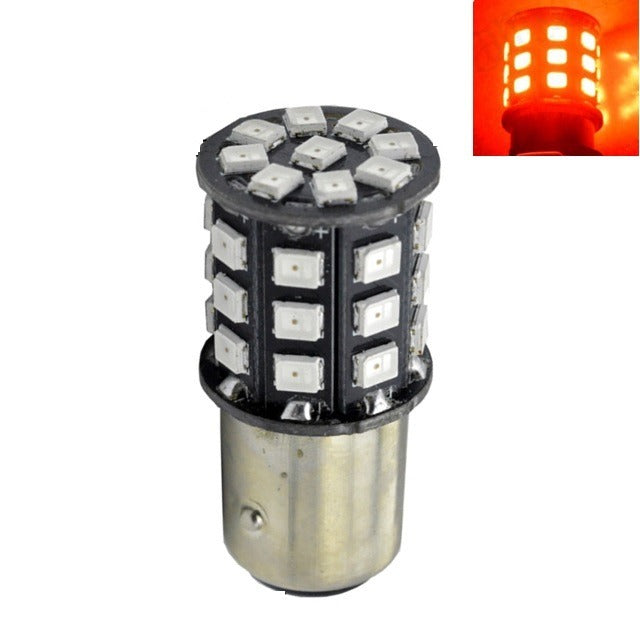 ROOD - BA15S - LED - 33 SMD - 2835 - 12V ROOD - BA15S - LED - 33 SMD - 2835 - 12V